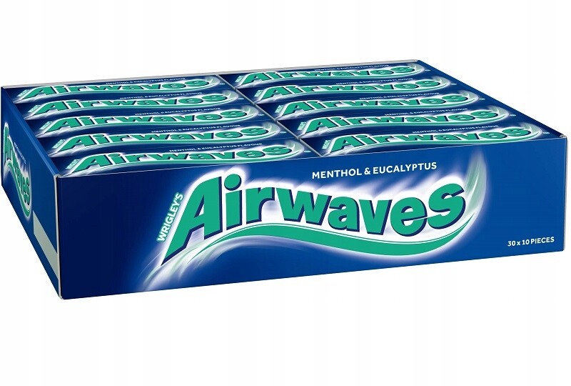 Airwaves Eucalyptus Žvýkačka Orbit žvýkací 30 kusů
