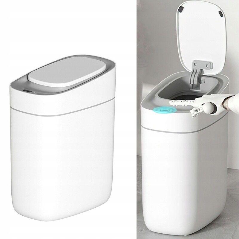 Tenký Odpadkový Koš S Pohybovým Snímačem, Automatický Kuchyňský Odpadkový Koš S Pohybovým Snímačem, 9 L