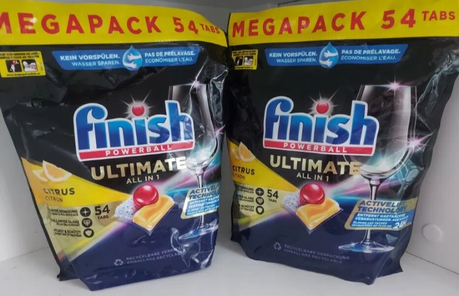 Tablety Finish Powerball Ultimate All in 1 54 ks 696 g