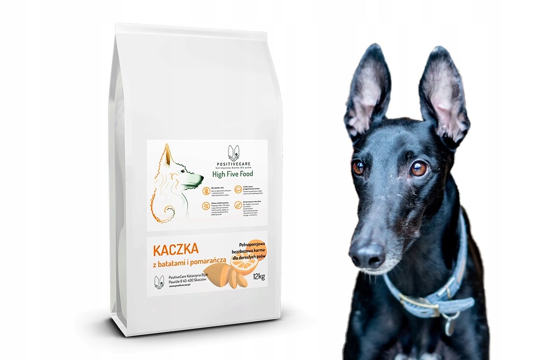Kompletní suché krmivo pro psa kachna s batáty a pomerančem, 2 kg