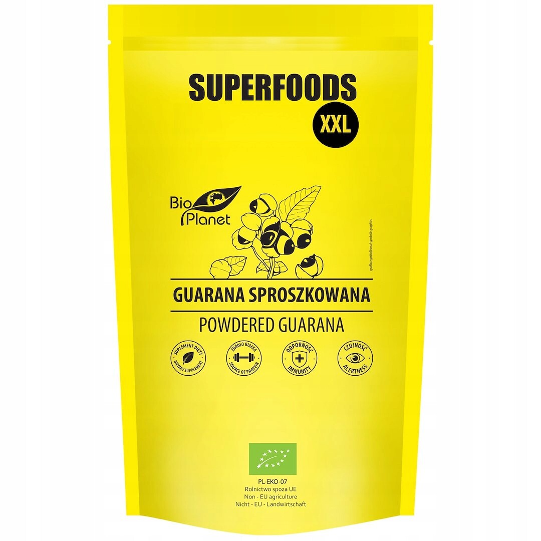 Guarana Prášková Bio 500 g Bio Planet Superfoods