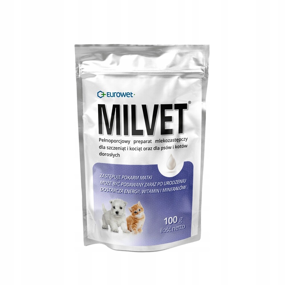 Eurowet Milvet 100g Mléčný náhradní přípravek