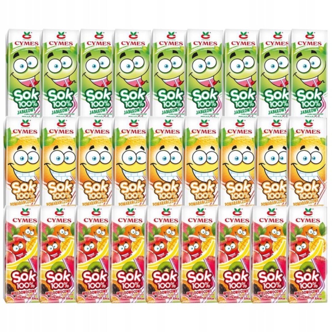 Džusy Cymes Tom&Jerry mix chutí 27 x 200 Ml