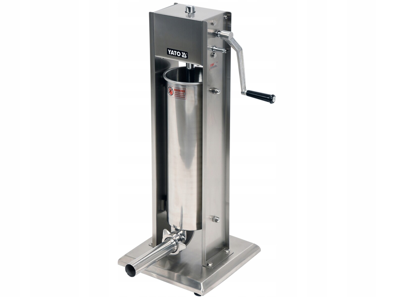 Vertikální Plnička Do Klobás, Jitrnic Yato Nerezová Ocel 7 l, s převodem