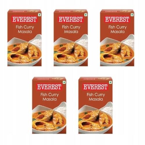 Everest Fish Curry Masala (balení 5 x 50 g)