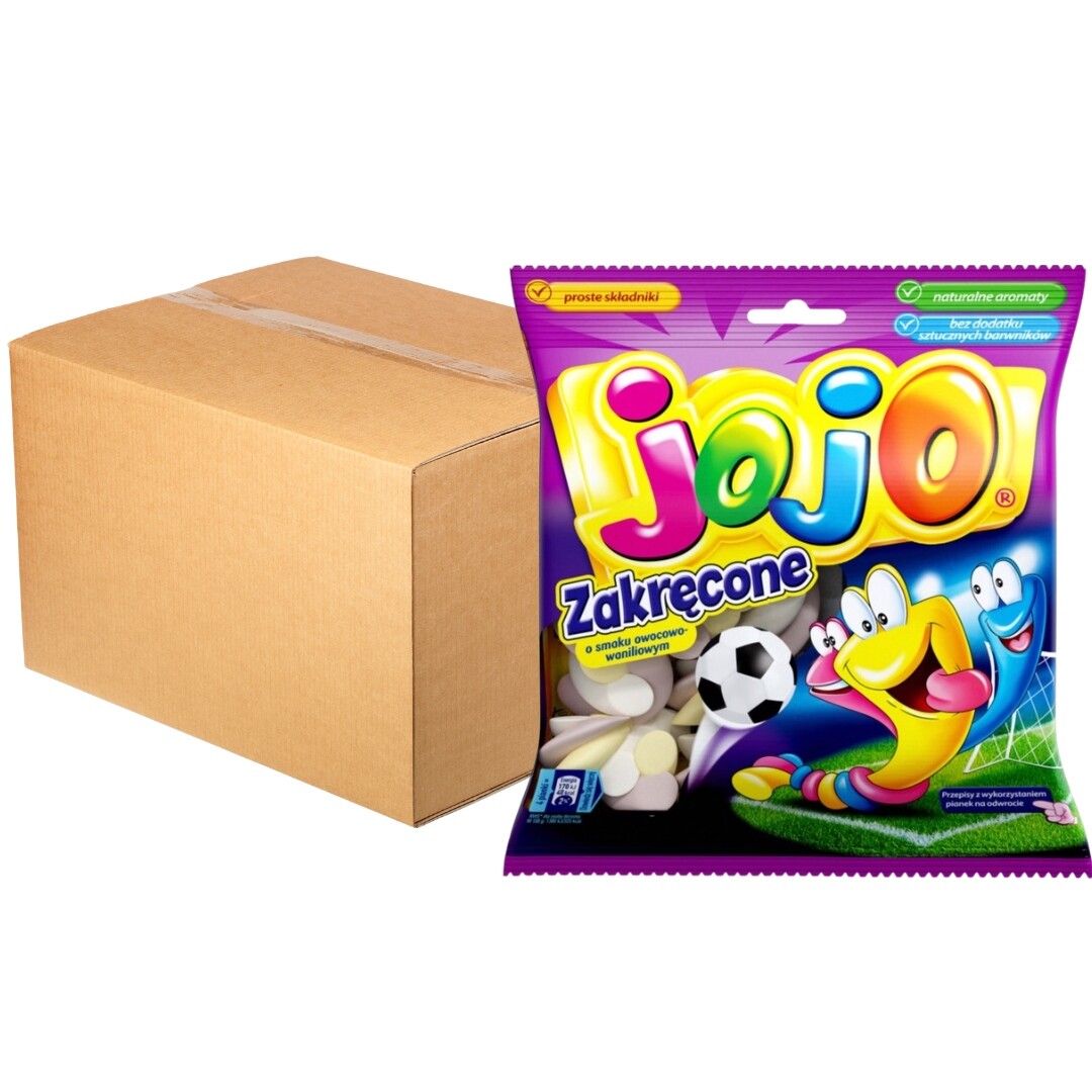 Jojo Zatočené pěny s ovocno-vanilkovou příchutí 90 g x 24 kusů