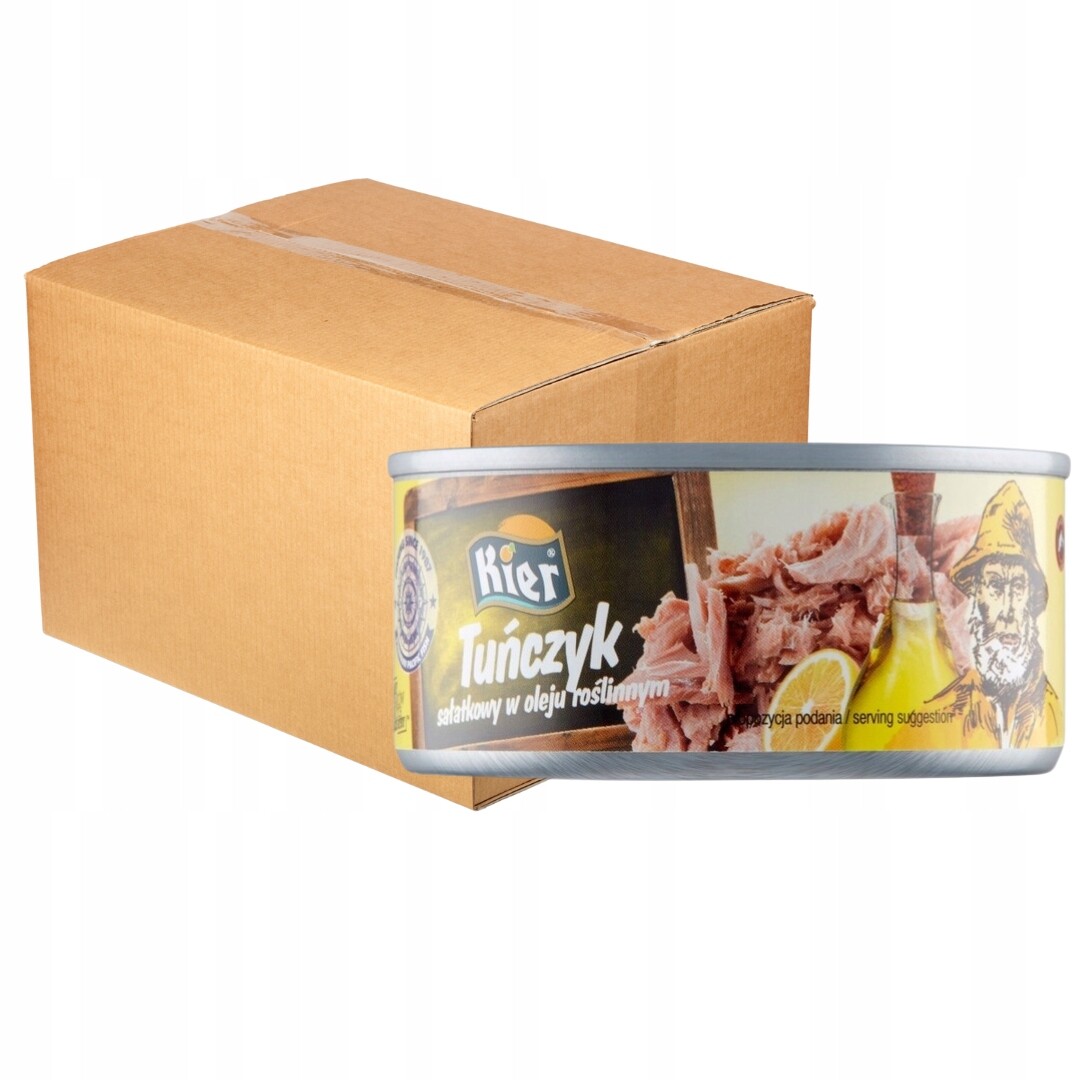 Tuňákový salát Kier v rostlinném oleji 170 g x 48 kusů
