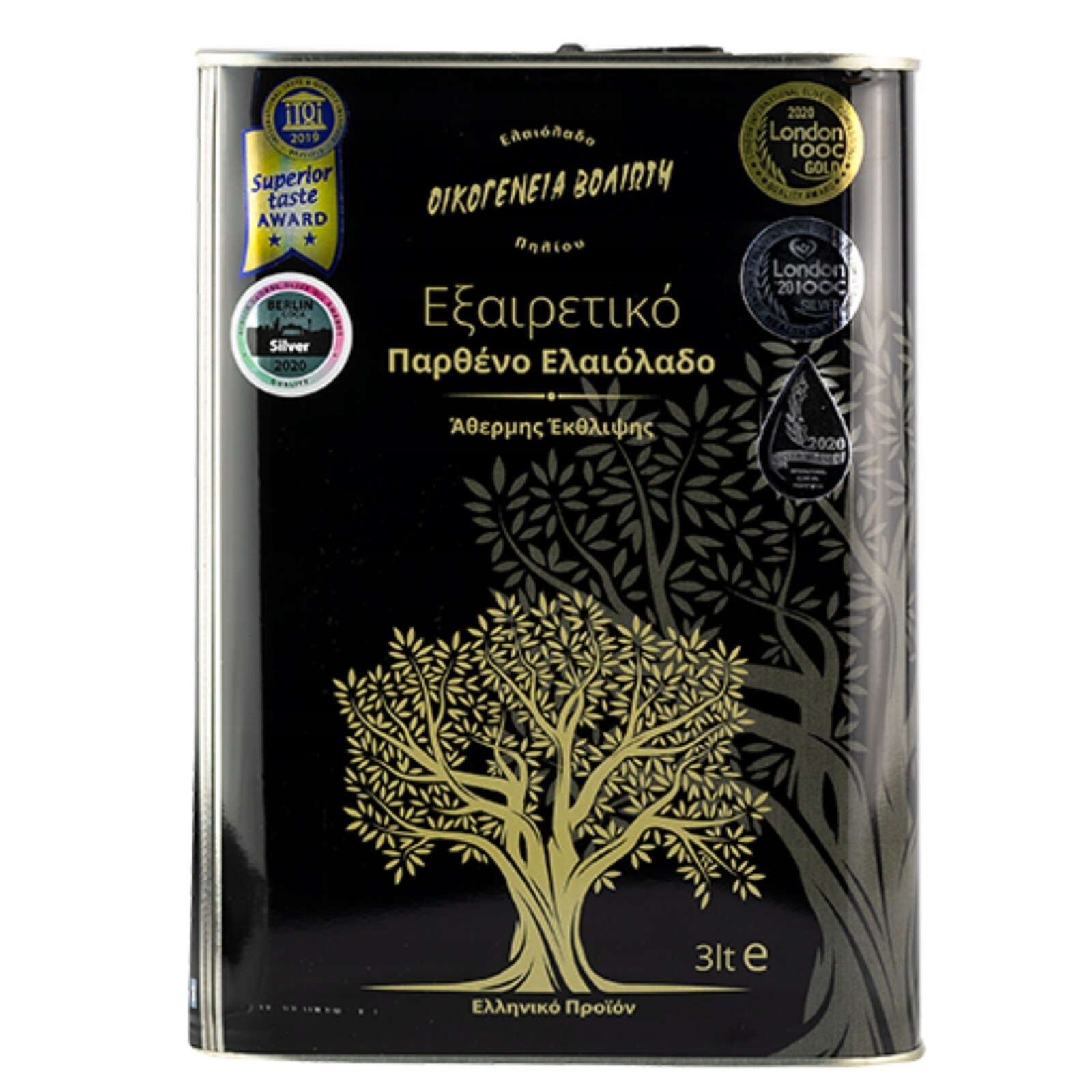 Oceňovaný Řecký extra panenský olivový olej 3L Sbírka 2024/25 1 v Polsku