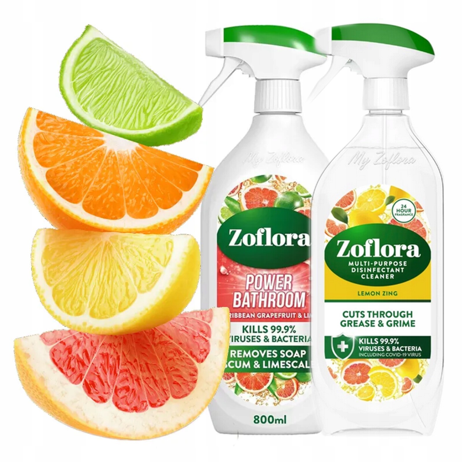 Zoflora sprej čistič koupelny antibakteriální tekutý sprej