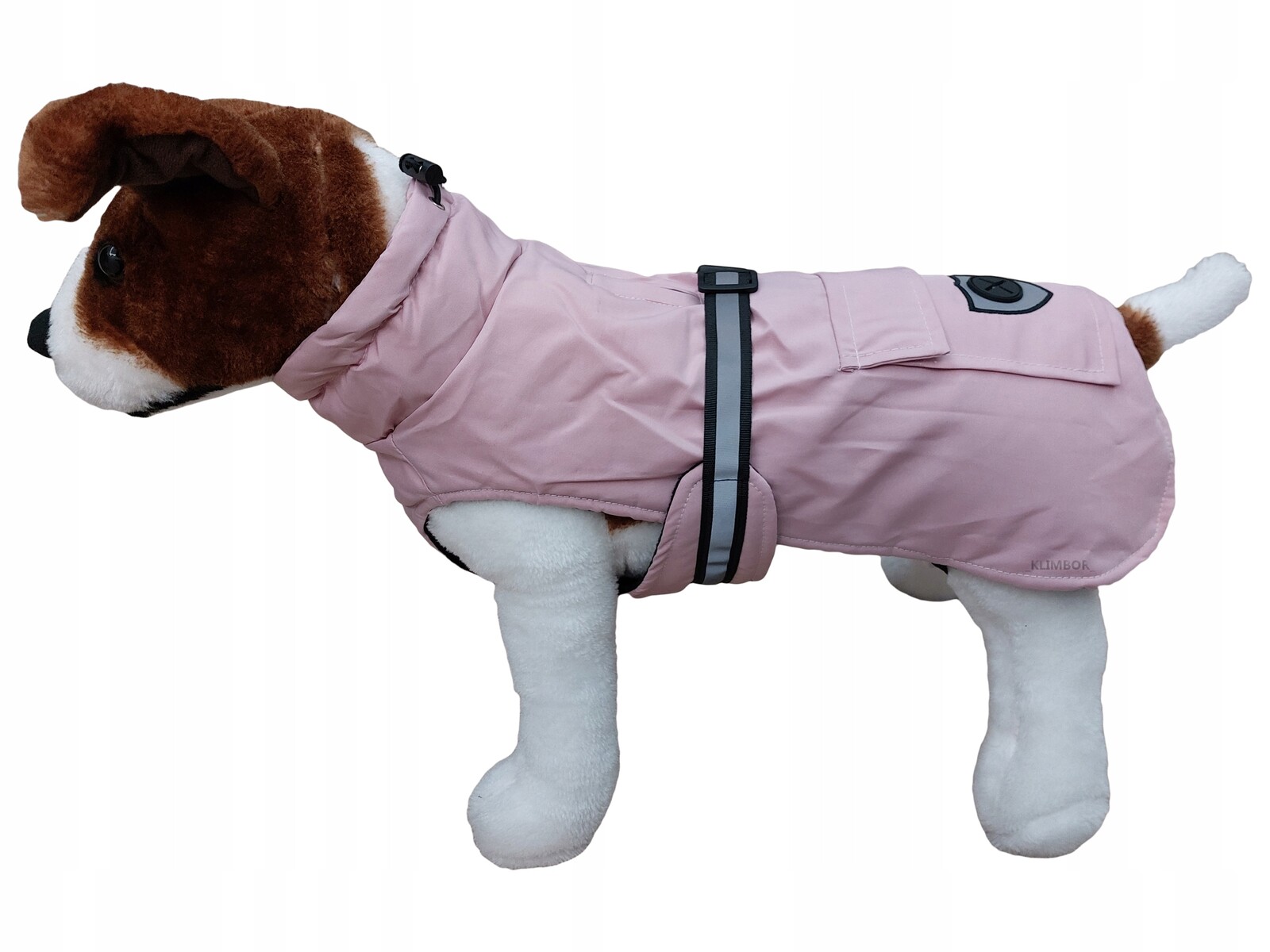 Bunda Vesta Bez Rukávů Podzim Zima Pro Psa Zateplená Růžová S