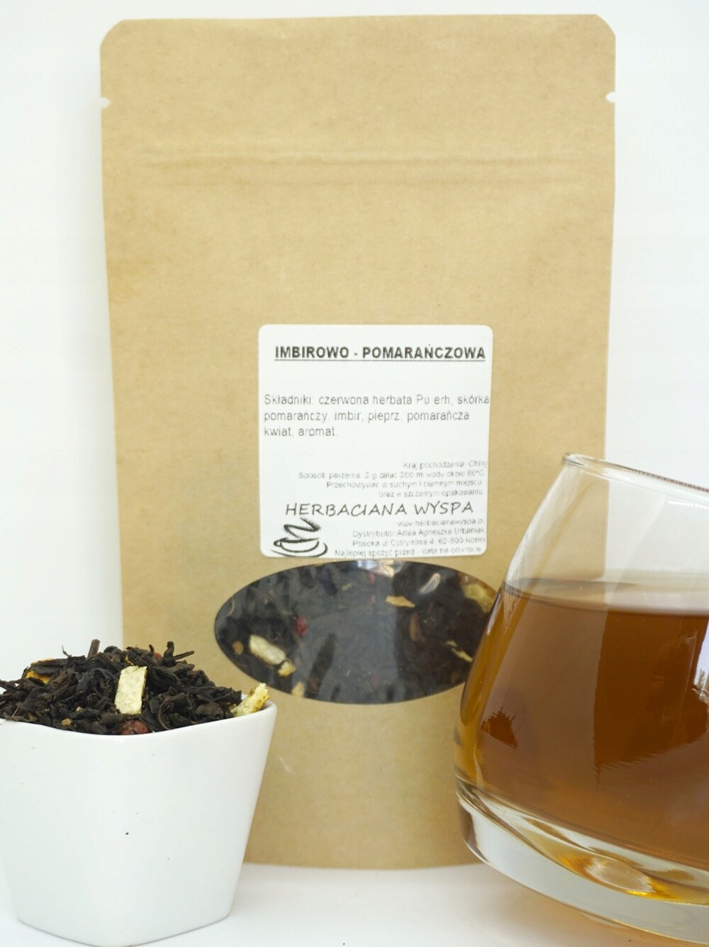 Zázvorově Oranžový 1 kg čaj Puerh na hubnutí
