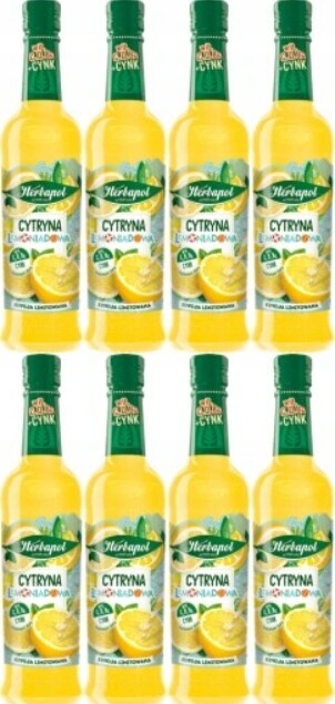 8 x Herbapol Citron Limonáda Sirup 420 ml