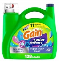 Gain Fresh Blast 5,44 l 128 praní Univerzální gel na praní tkanin