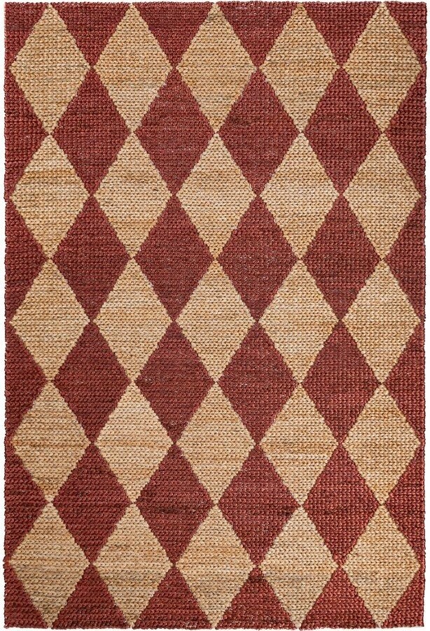 Ručně tkaný běhoun s příměsí juty v terakotové barvě 60x230 cm Effie Diamond – Flair Rugs