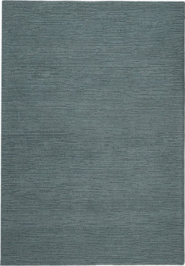 Šedomodrý ručně tkaný vlněný koberec 120x170 cm Harris Boucle – Flair Rugs