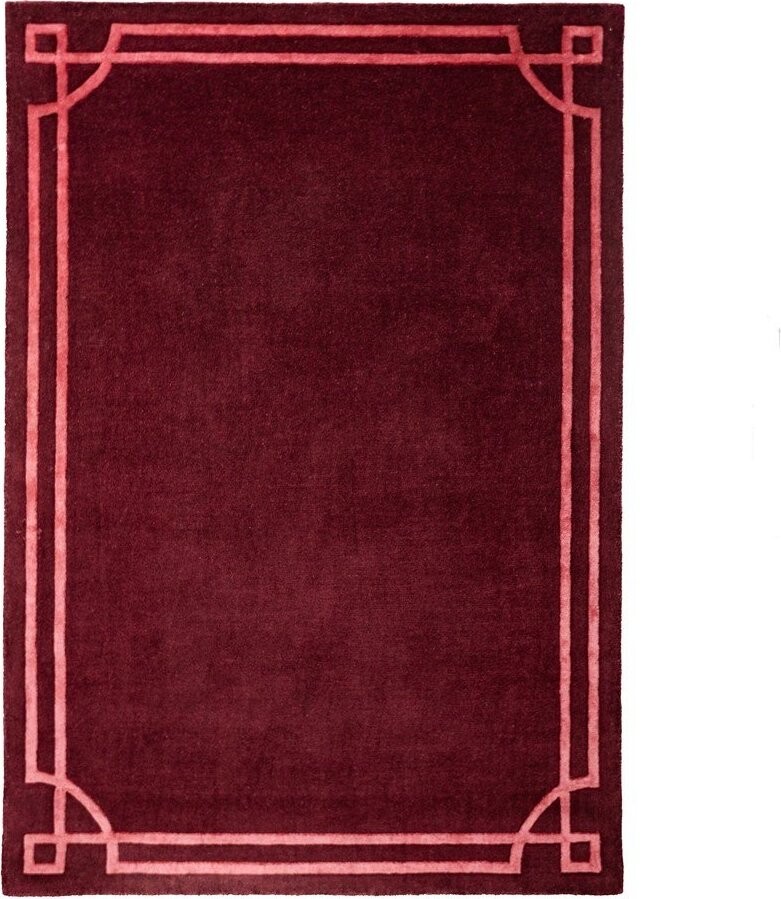 Vínový ručně tkaný vlněný koberec 120x170 cm Gatsby – Flair Rugs