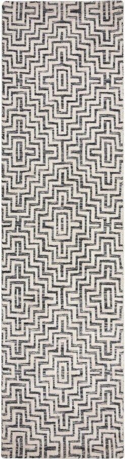 Šedý běhoun 80x300 cm Rhett – Flair Rugs