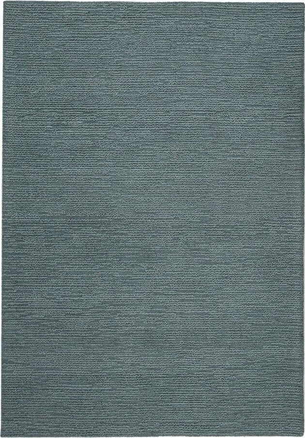 Šedomodrý ručně tkaný vlněný koberec 200x290 cm Harris Boucle – Flair Rugs