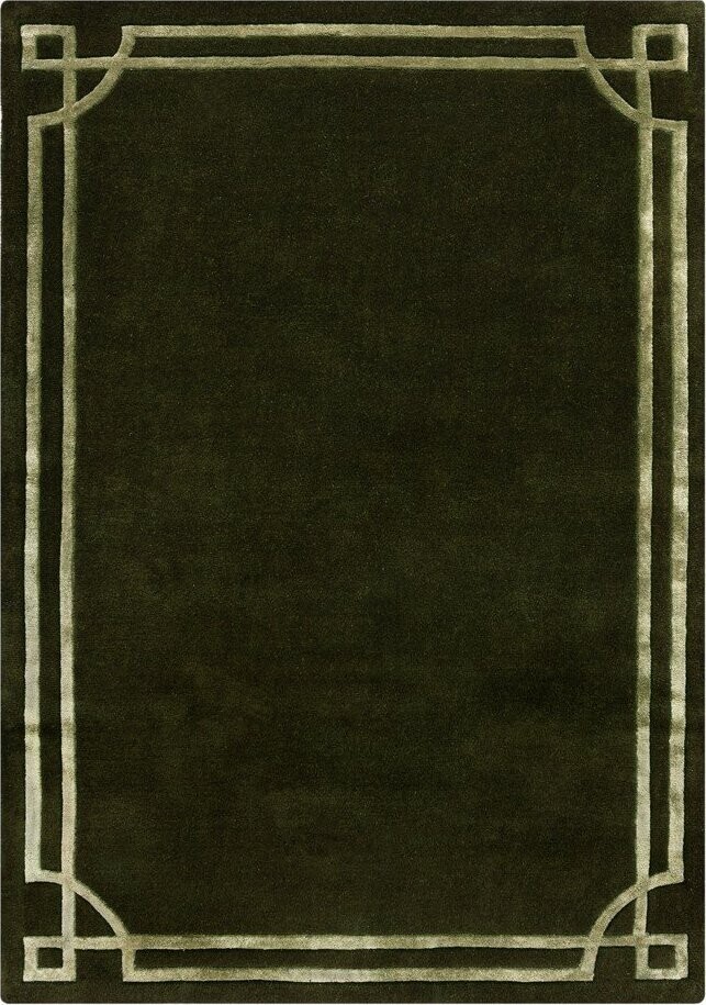Tmavě zelený ručně tkaný vlněný koberec 160x230 cm Gatsby – Flair Rugs