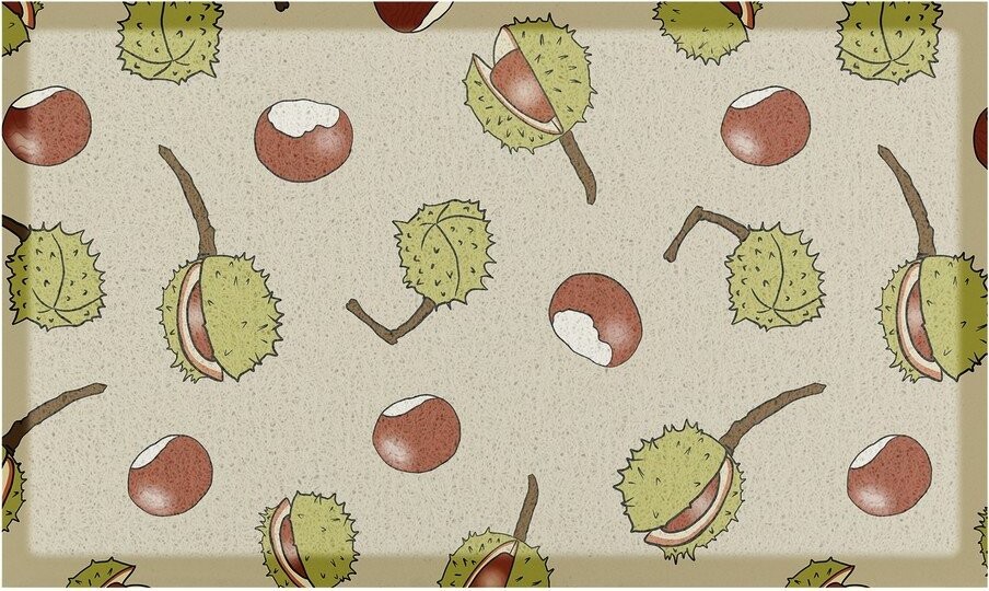 Rohožka 40x70 cm Chestnuts x Two Little Sprouts – Artsy Doormats