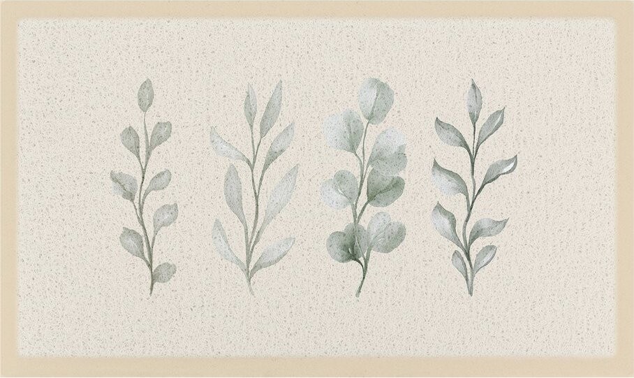 Rohožka 40x70 cm Neutral Leaves – Artsy Doormats