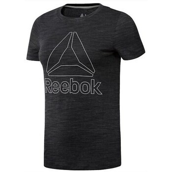 Reebok Sport  EL Marble Logo Tee  Černá