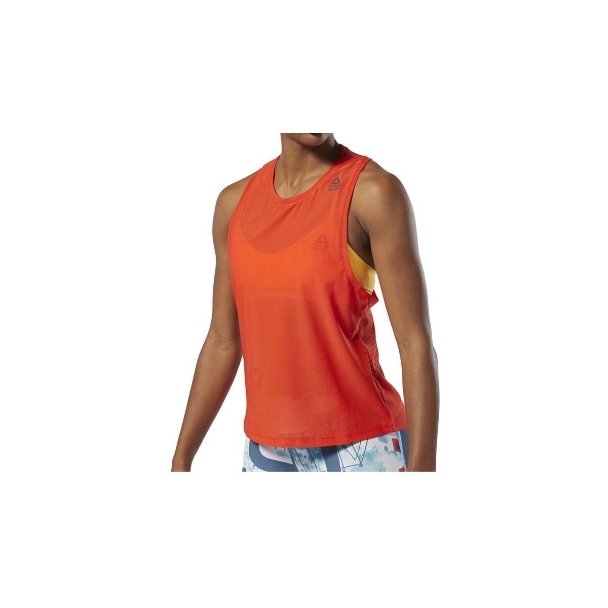 Reebok Sport  RC Jacquard Tank  Oranžová