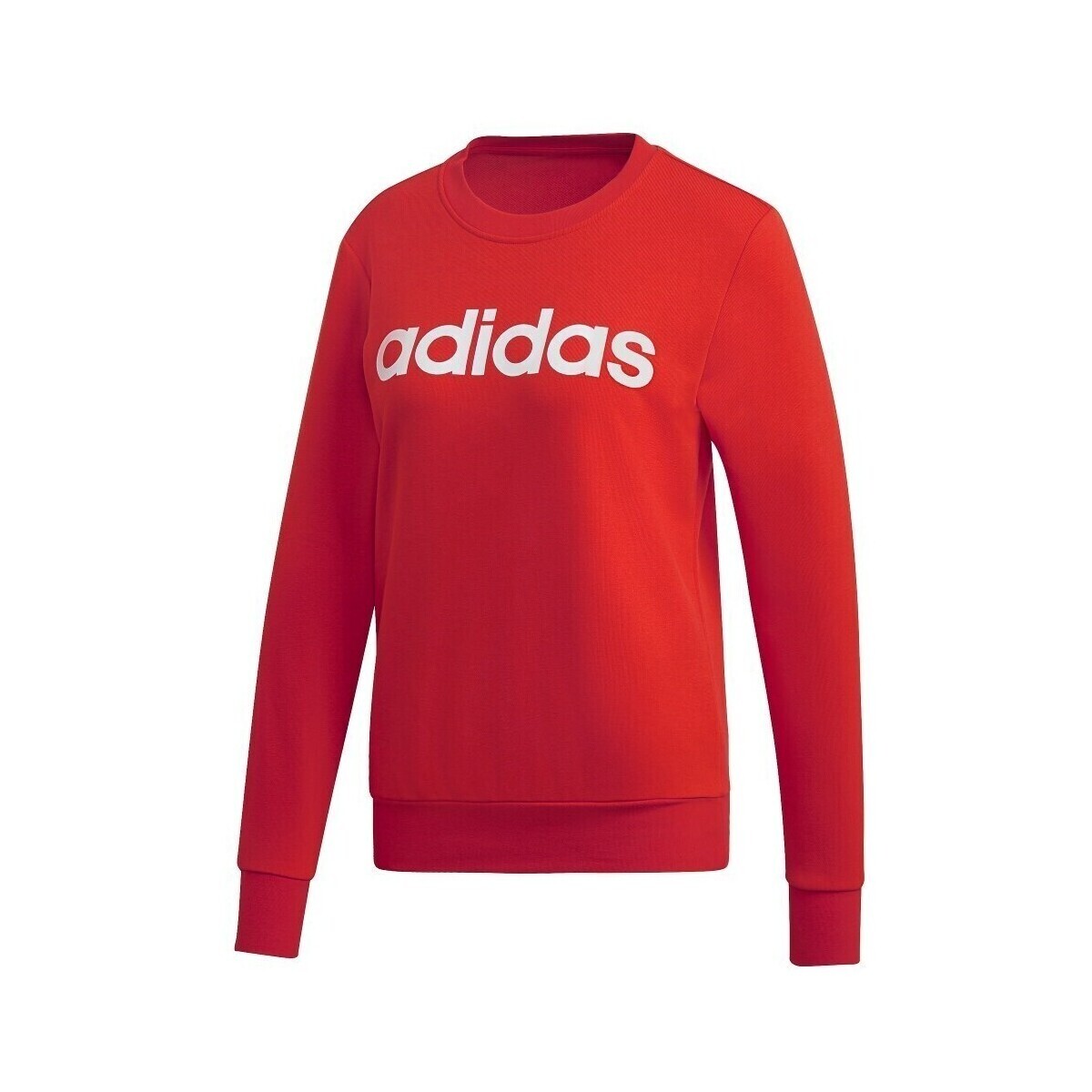 adidas  W Essentials Linear Crewneck  Červená
