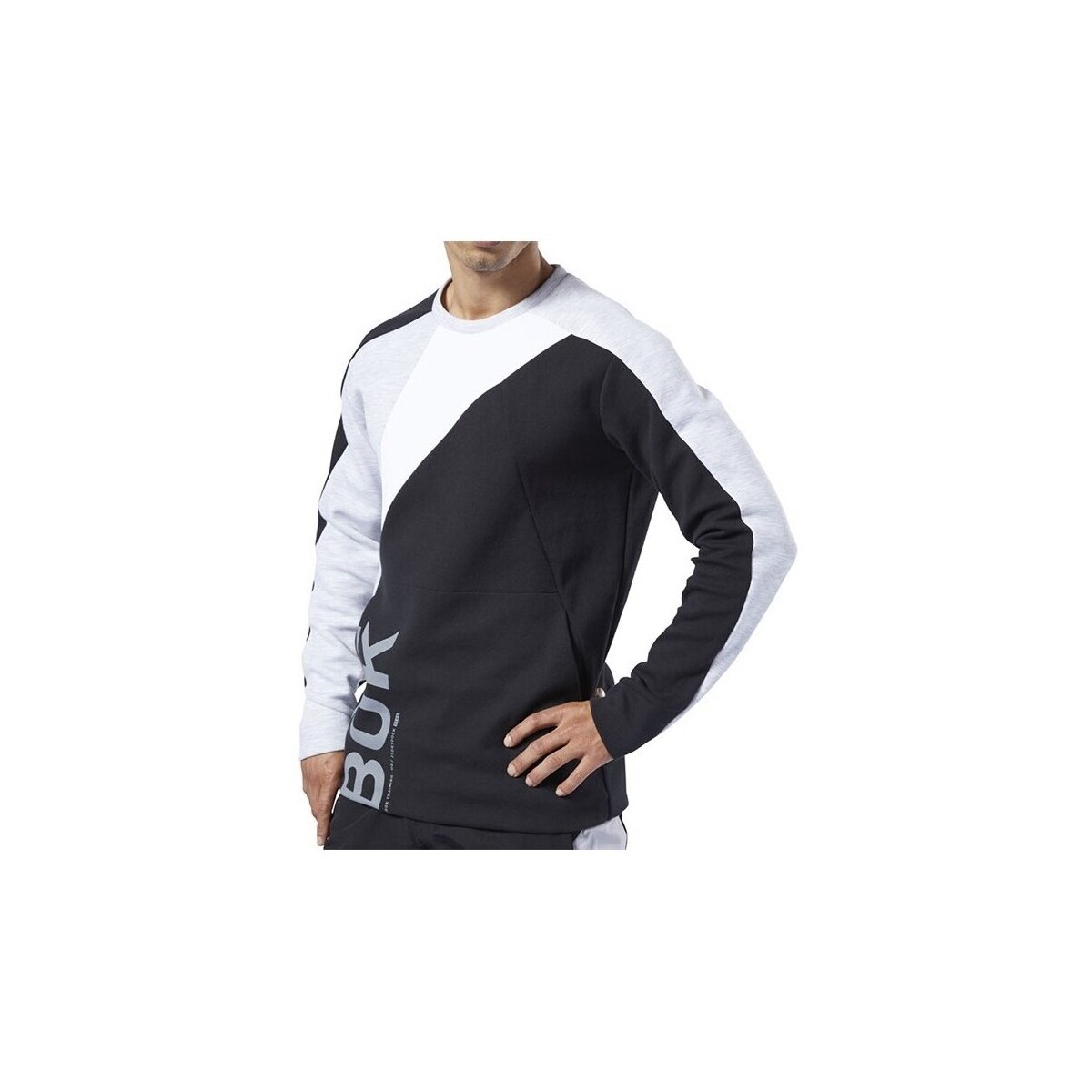 Reebok Sport  Ost Blocked Crew Neck  Černá