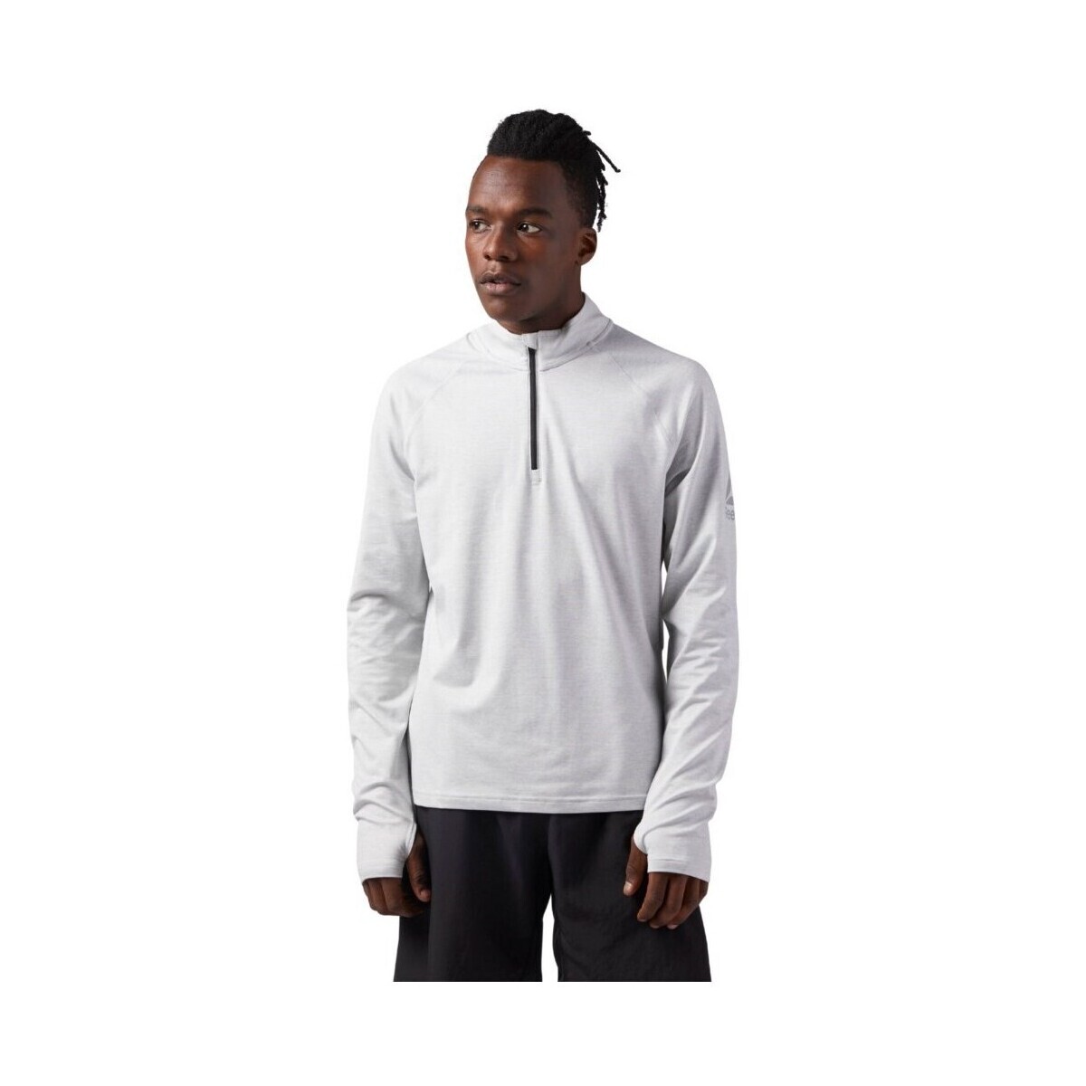 Reebok Sport  Reflective Speedwick Quarter Zip  Bílá