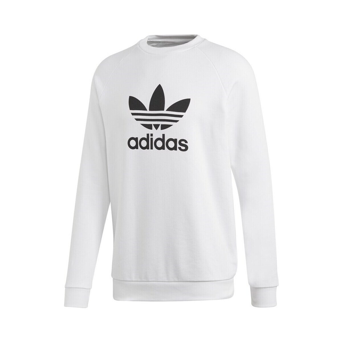 adidas  Trefoil Crew  Bílá