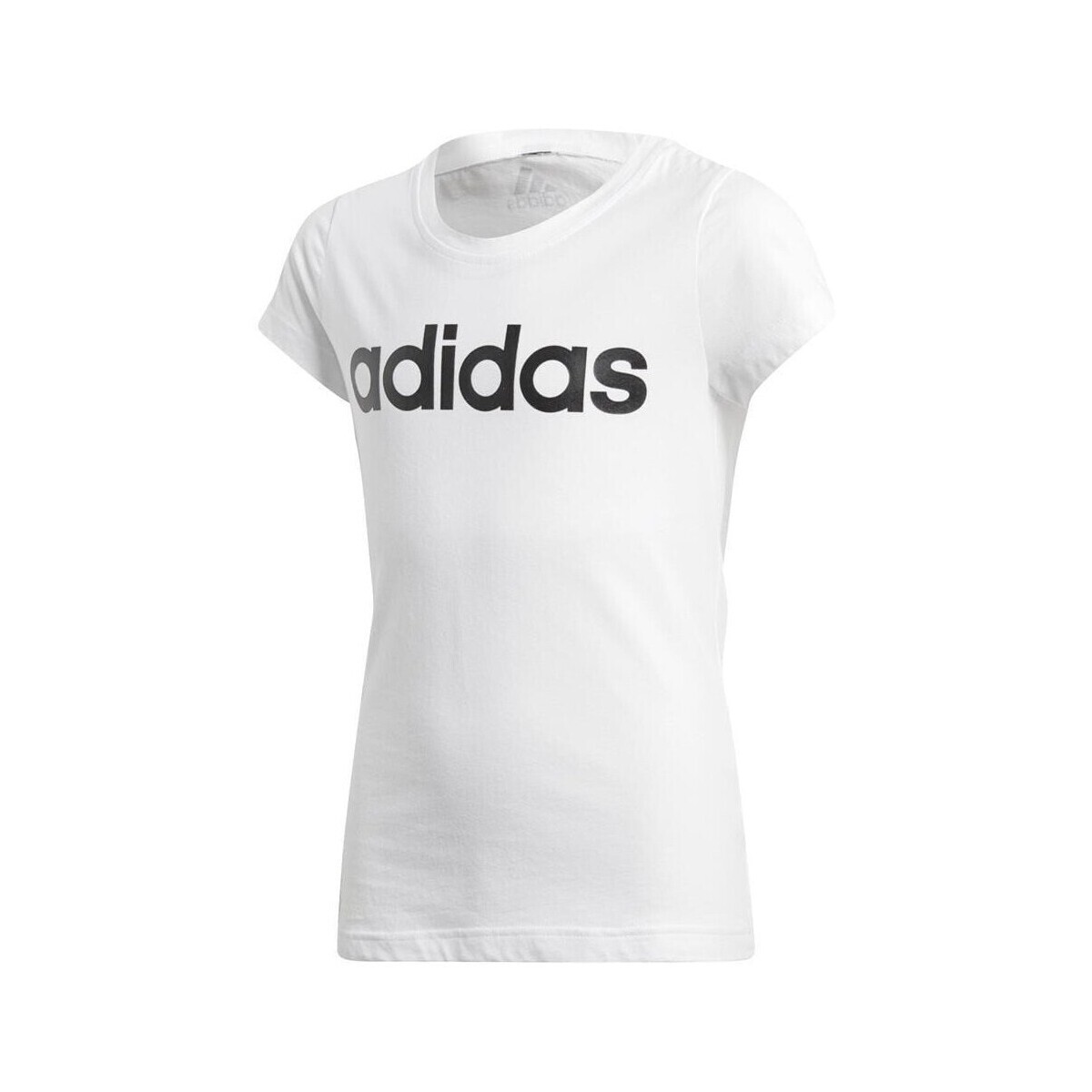 adidas  Essentials Linear Tee  Bílá