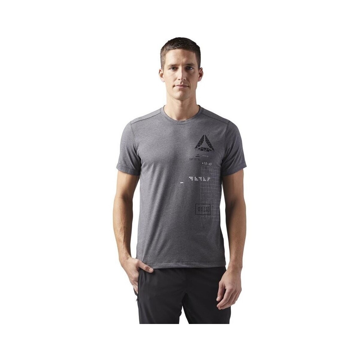 Reebok Sport  Speedwick Graphic  Šedá