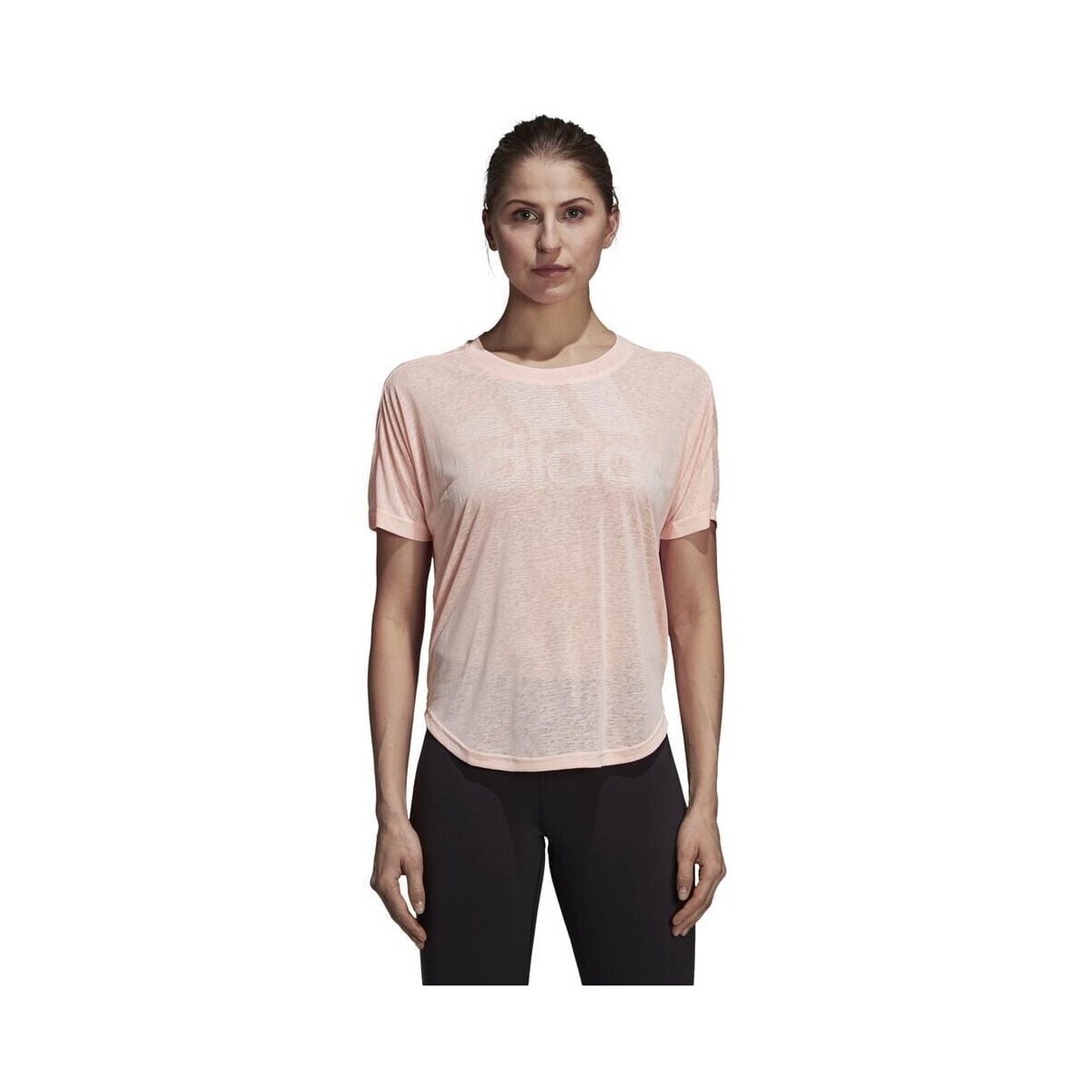 adidas  Magic Logo Tee  Růžová