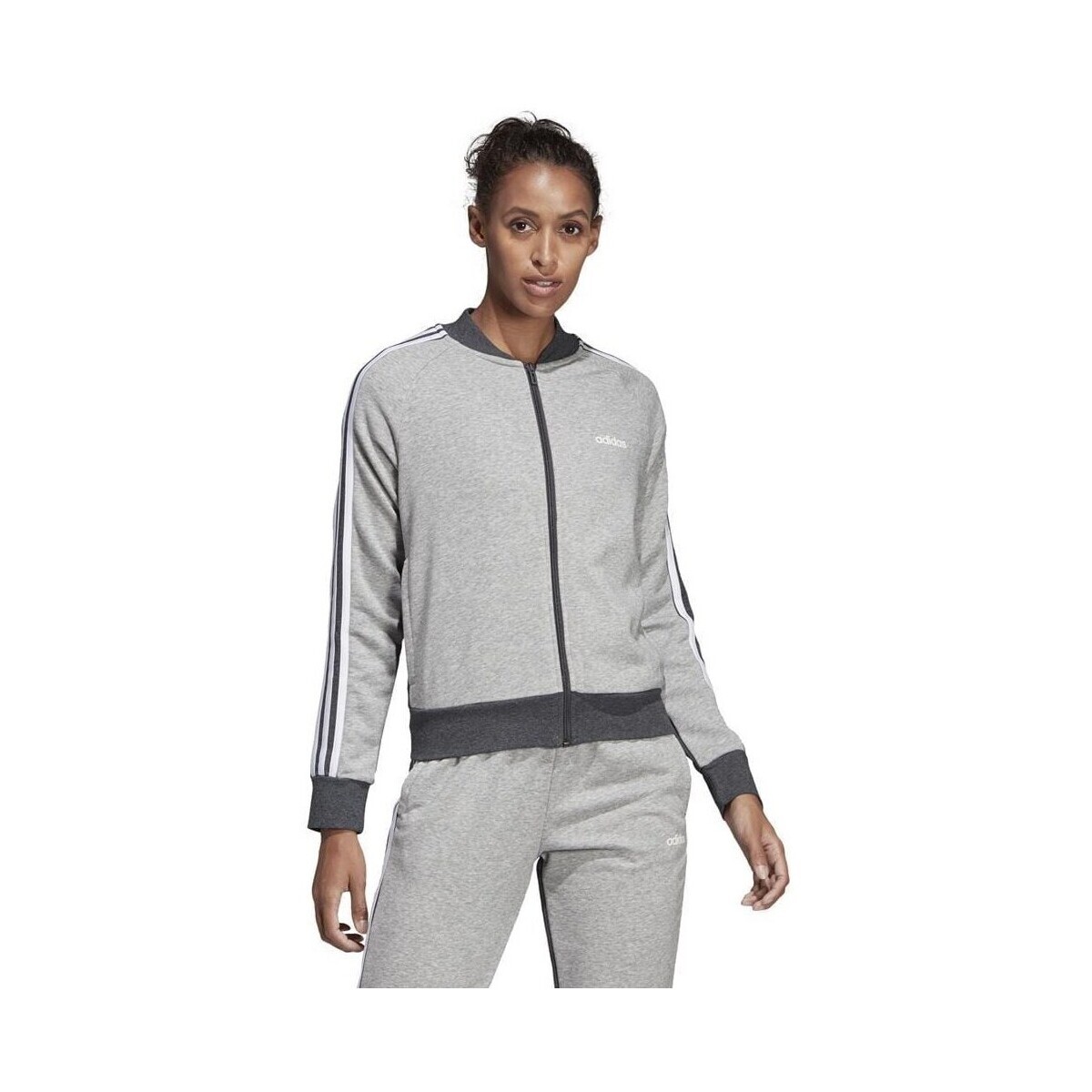 adidas  Essentials Seasonal Bomber Jacket  Šedá