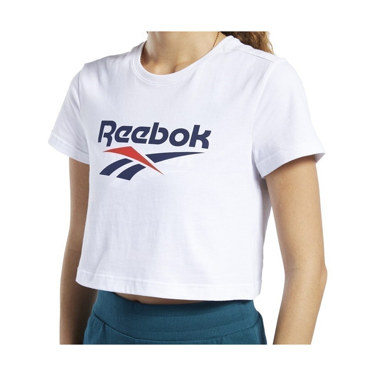 Reebok Sport  Crop Top  Bílá