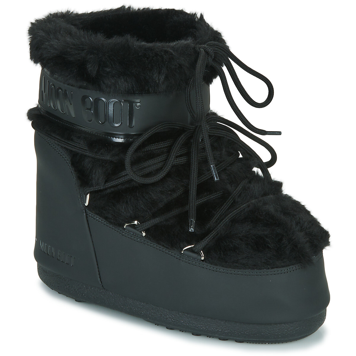 Moon Boot  Moon Boot Icon Low Faux Fur  Černá