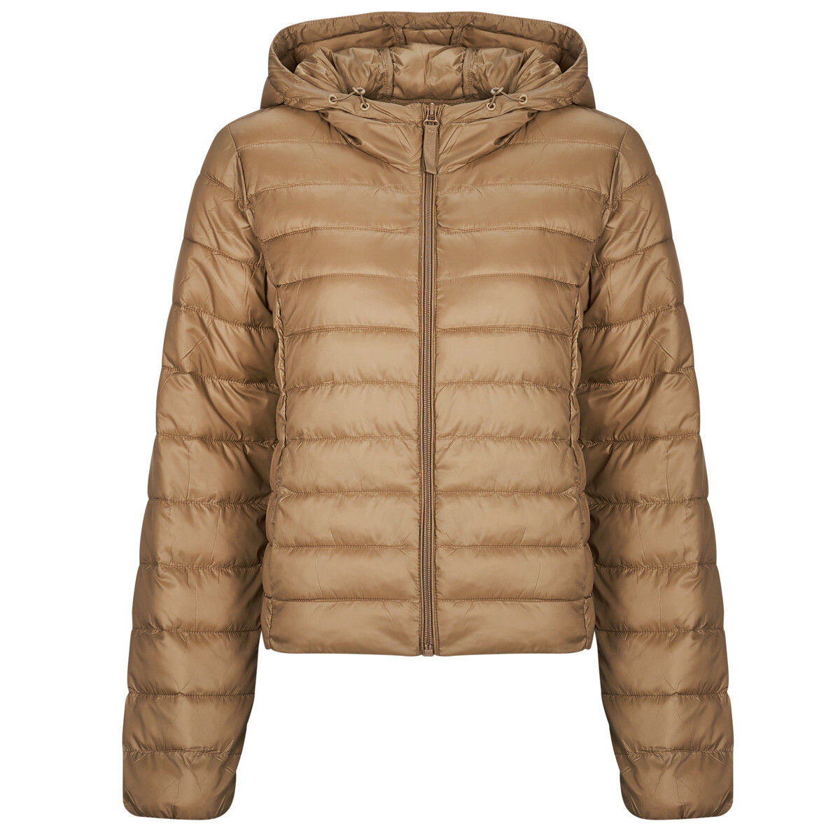 Only  ONLTAHIA LW QUILTED HOOD  Hnědá