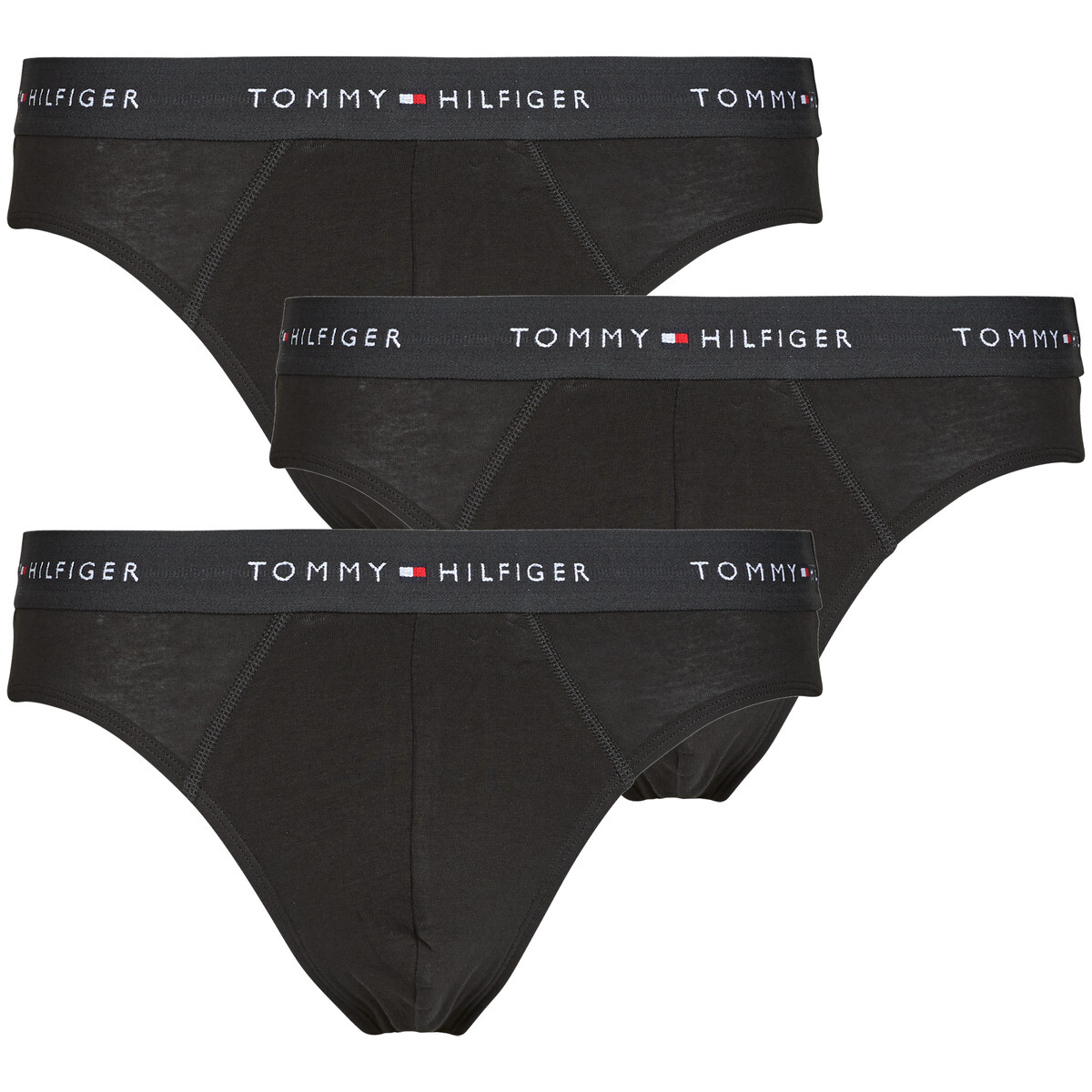 Tommy Hilfiger  3P BRIEF WB  Černá