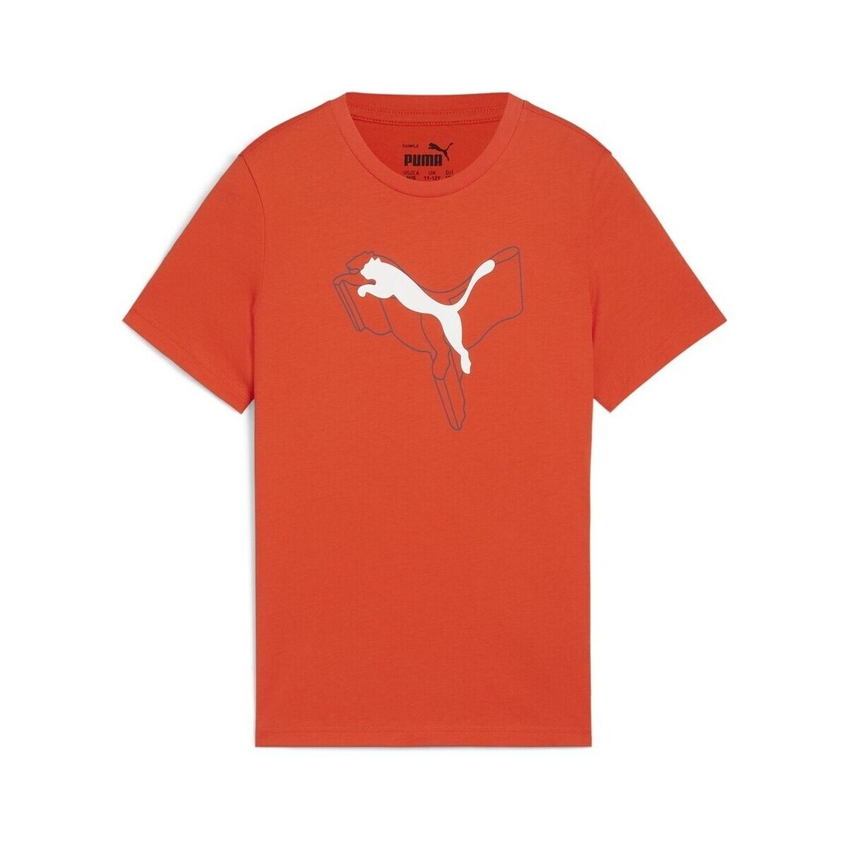 Puma  Ess+ Logo Lab Graphic Tee  Oranžová