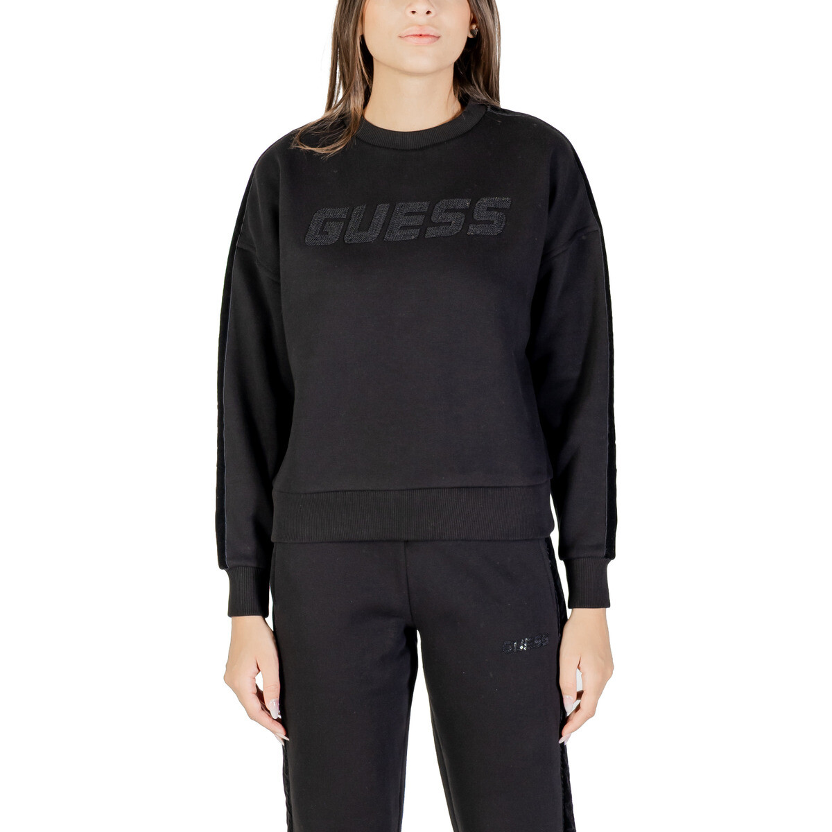 Guess  AELIA CN SWEATSHIRT V5BQ10 KB681  Černá