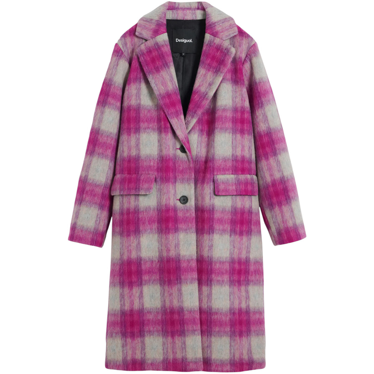 Desigual  COAT_PINKCHECK 25WWEW15  Růžová