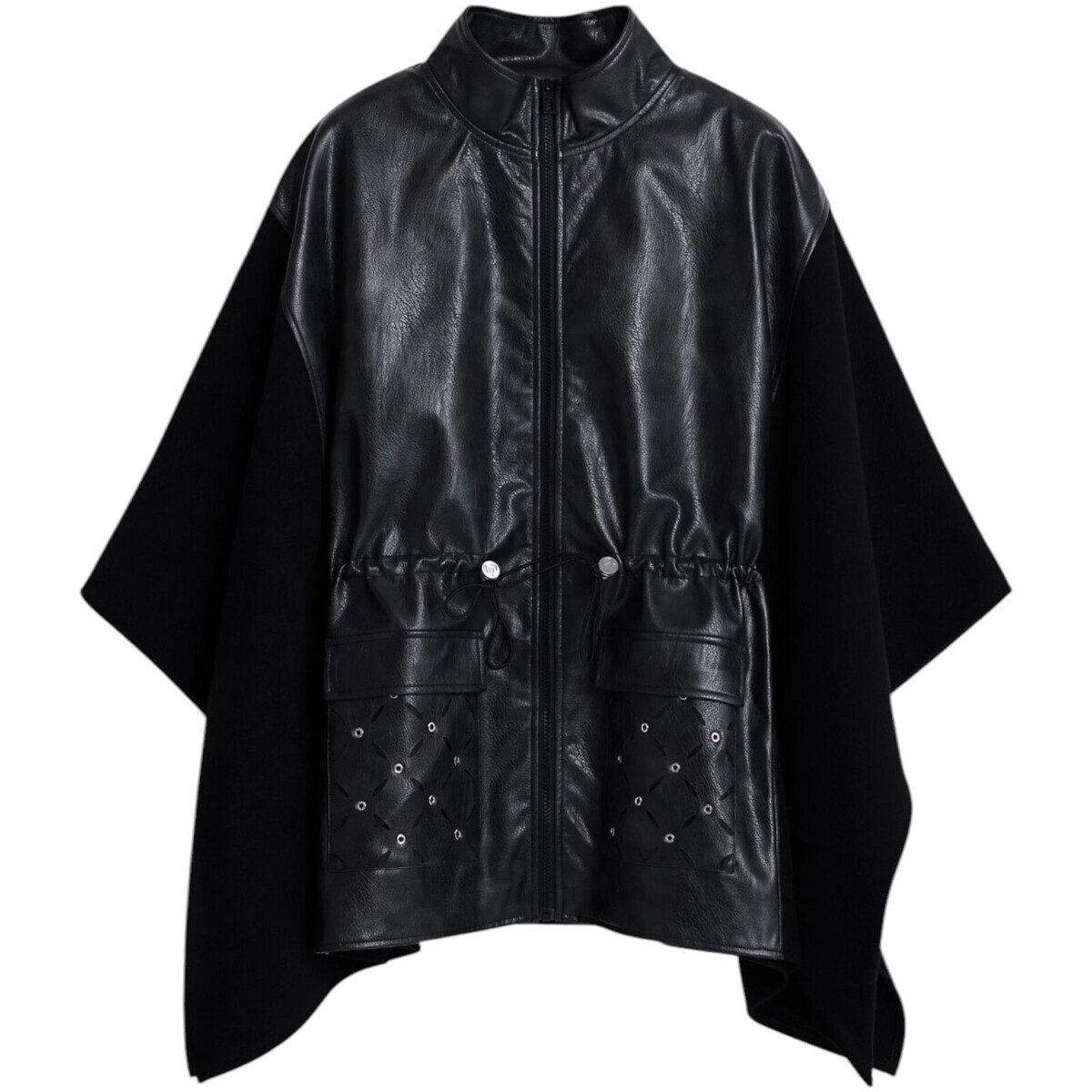 Desigual  PONCHO_EYELETS ALDAMA 25WAIA08  Černá