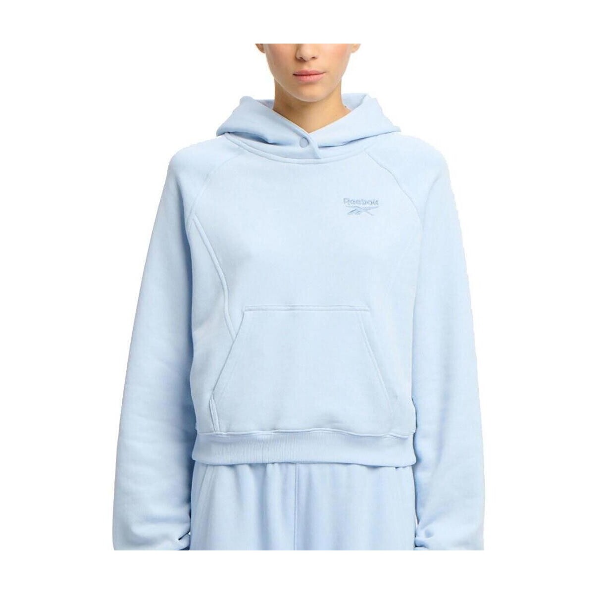 Reebok Sport  ICON ELEMENTS FT HOODIE  Modrá