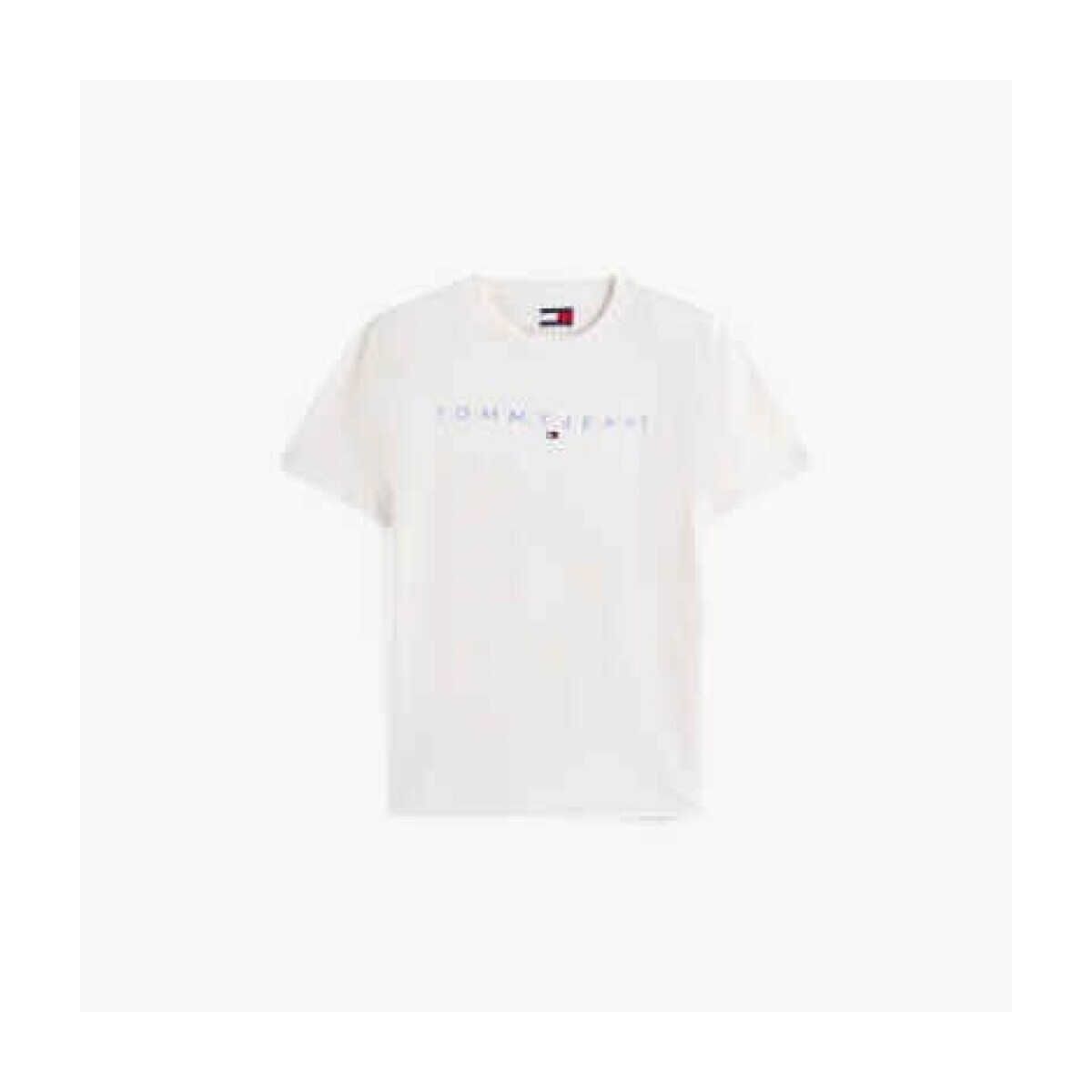 Tommy Jeans  TJM REG LINEAR LOGO TEE  Bílá