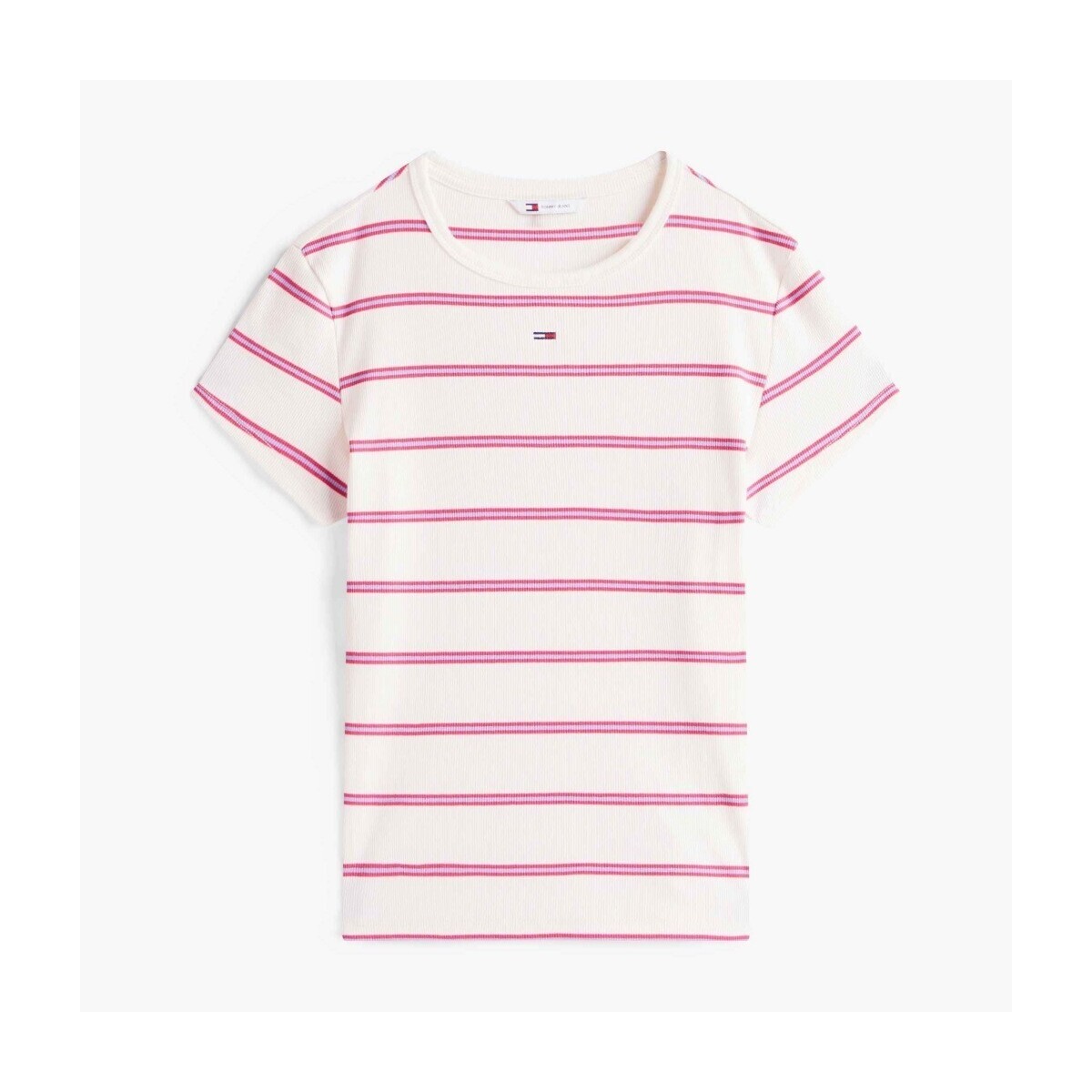 Tommy Jeans  TJW SLIM ESSENTIAL RIB S  Bílá