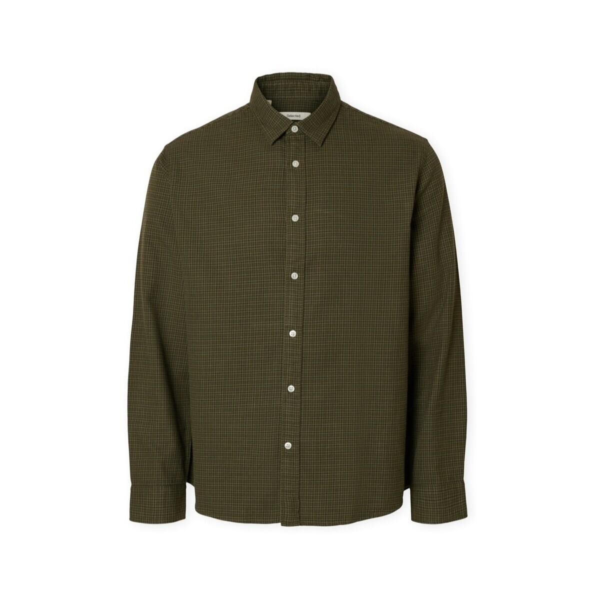 Selected  Noos Regnoah Shirt - Forest Green  Zelená