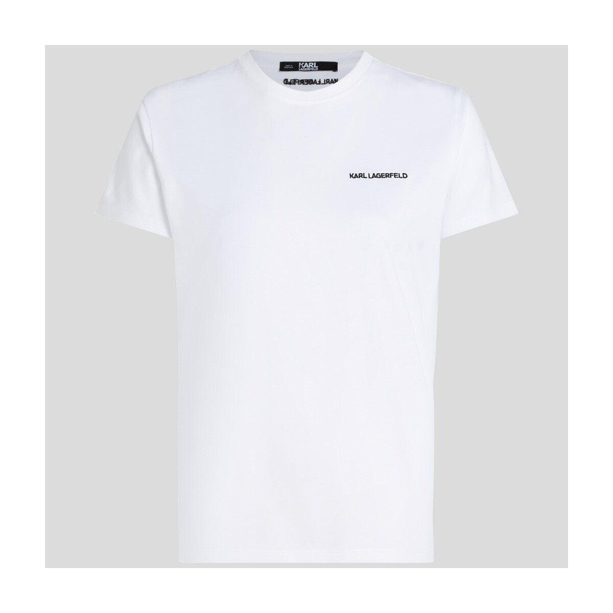 Karl Lagerfeld  ESSENTIAL T-SHIRT  Bílá