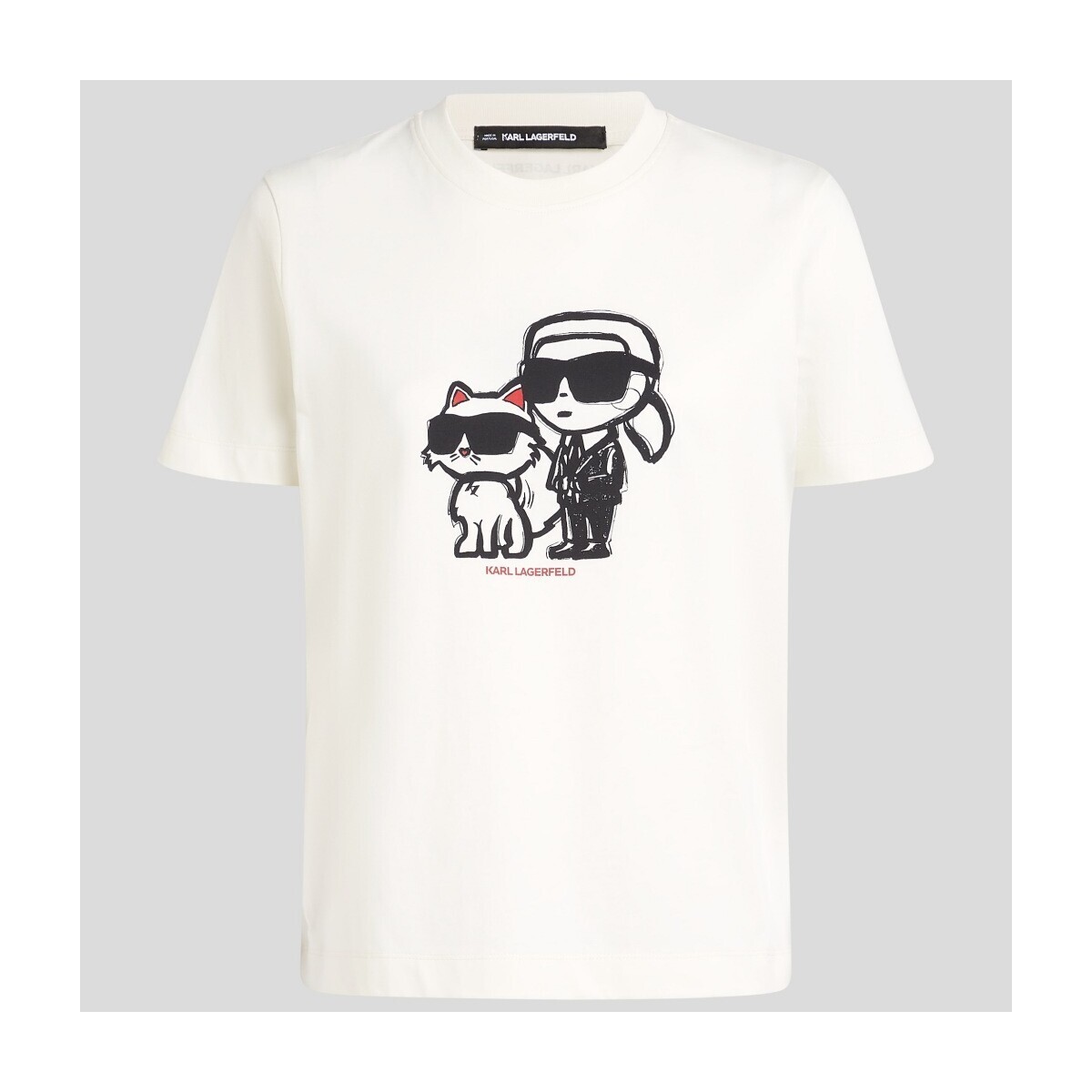 Karl Lagerfeld  IKON SKETCH DUO T-SHIRT  Béžová