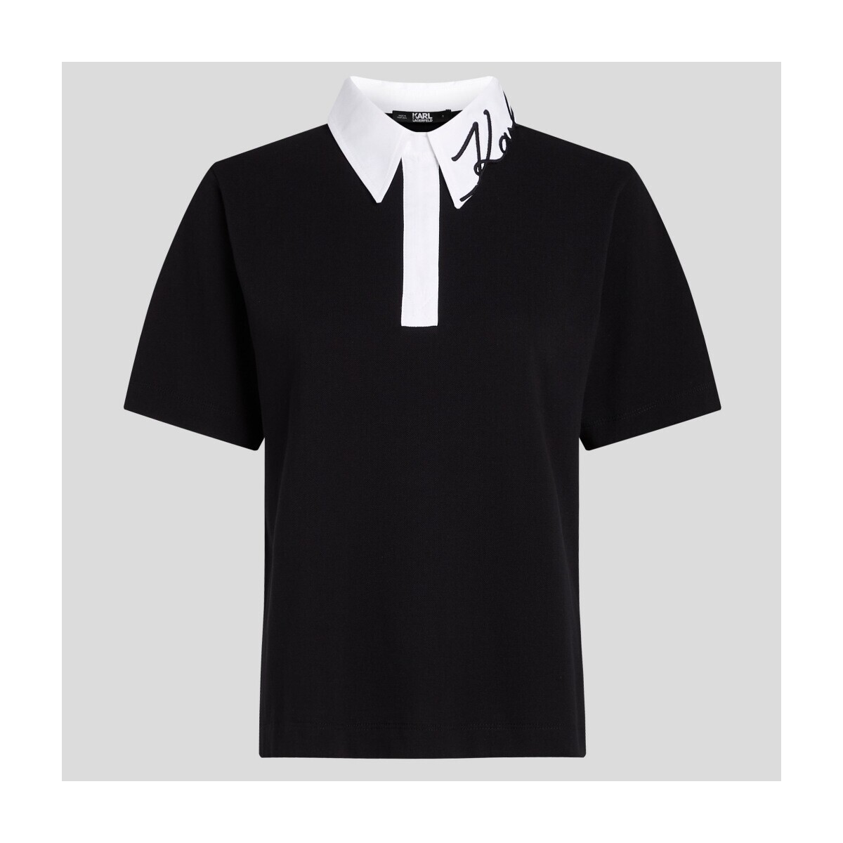 Karl Lagerfeld  KARL SIGNATURE POLO  Černá